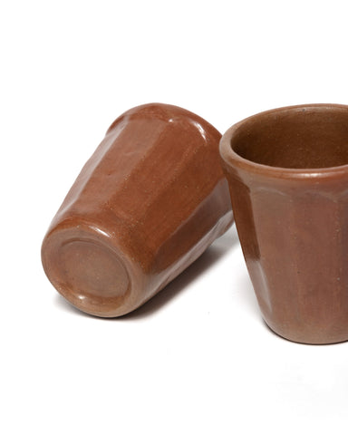 Apapacho Espresso Cups (Pair) Clay & Beeswax Red, Home Goods