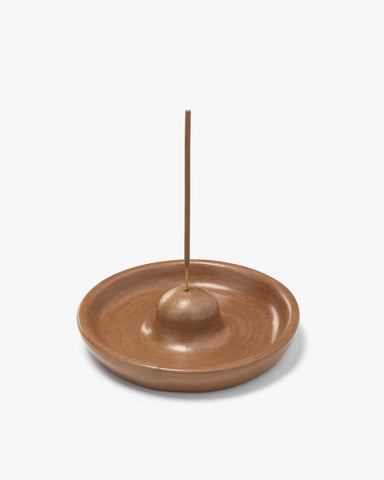 Apapacho Incense Holder Clay & Beeswax Natural, Home Goods