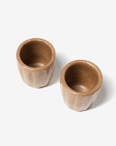 Apapacho Mezcaleros (Pair) Clay & Beeswax Natural, Home Goods