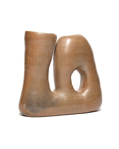 Apapacho Vase "Clay Symphony" Clay & Beeswax Natural, Home Goods