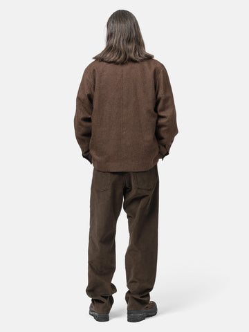 ATON CPO Jacket Alpaca Hound Tooth Brown, Jackets