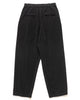 ATON Cotton Voile Satin Wide Easy Pants Black, Bottoms