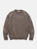 ATON Crewneck Sweater Alpaca Wool Mohair Brown, Sweaters