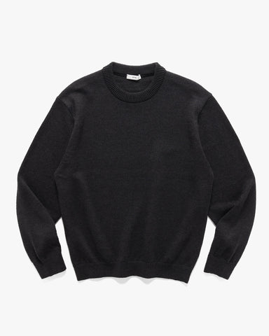 ATON Crewneck Sweater Charcoal Grey, Sweaters