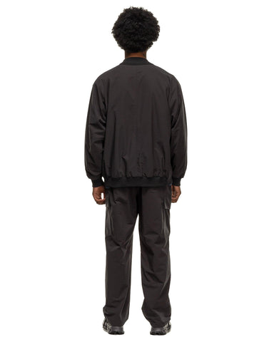 Flight Jacket Stretch Wooly Nylon Charcoal - HAVEN