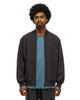 Flight Jacket Stretch Wooly Nylon Charcoal - HAVEN