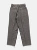 ATON Loose Fit Pants Linen Wool Twill Charcoal Moku, Trousers