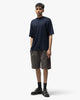 ATON Loose Fit Shirt Navy, Shirts