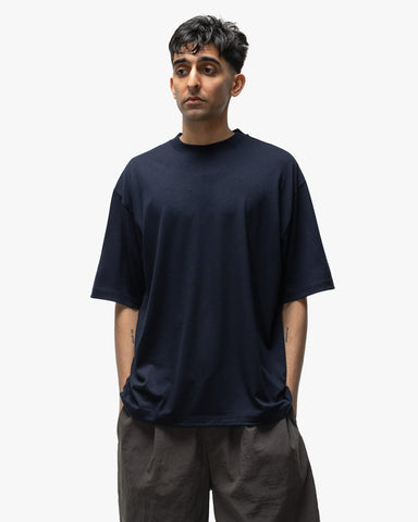 ATON Loose Fit Shirt Navy, Shirts