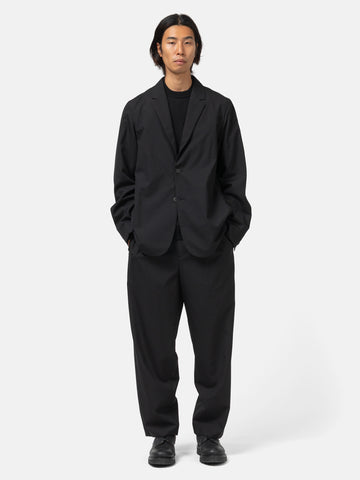ATON Tailored Jacket Tropical Wool Black, Jackets