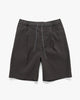 ATON Wide 2Tucked Shorts Charcoal Grey, Bottoms