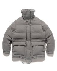 AURALEE Brushed Alpaca Wool Down Blouson Light Gray, Outerwear