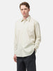 AURALEE Cotton Silk Stripe Shirt Ivory Stripe, Shirts
