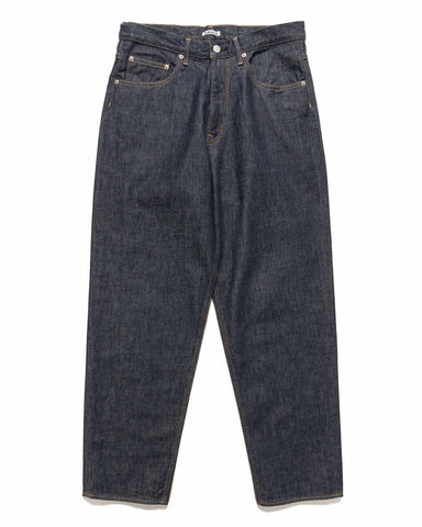 AURALEE Hard Twist Denim Wide Pants Indigo, Bottoms