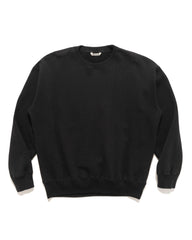 AURALEE Heavy Bd Sweat P/O Black, Sweaters