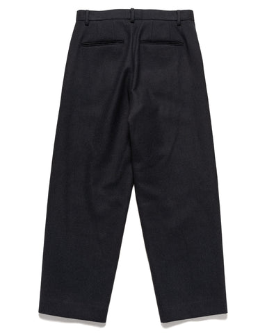 AURALEE Light Melton Slacks Charcoal, Bottoms