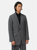 AURALEE Light Wool Max Gabardine Jacket Dark Gray, Jackets