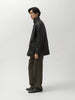 AURALEE Light Wool Max Gabardine Two-Tuck Slacks Dark Brown, Pants