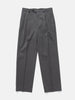 AURALEE Light Wool Max Gabardine Two-Tuck Slacks Dark Gray, Pants