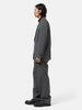 AURALEE Light Wool Max Gabardine Two-Tuck Slacks Dark Gray, Pants