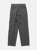 AURALEE Light Wool Max Gabardine Two-Tuck Slacks Dark Gray, Pants