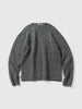AURALEE Low-Gauge Homespun Tweed Knit P/O Top Charcoal, Sweaters