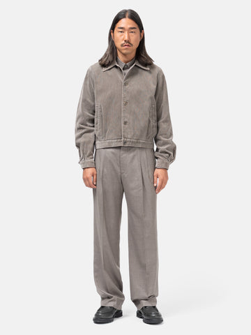 AURALEE Pigment Dyed Finx Corduroy Blouson Olive Brown, Jackets