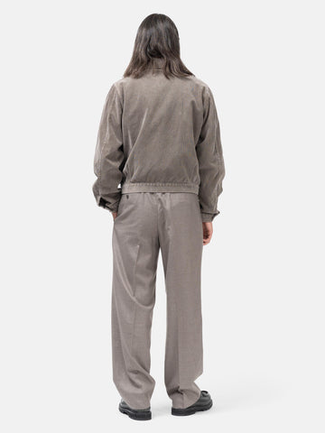 AURALEE Pigment Dyed Finx Corduroy Blouson Olive Brown, Jackets