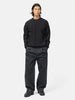 AURALEE Product Dyed Finx Chino One-Tuck Pants Black, Pants