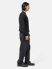 AURALEE Product Dyed Finx Chino One-Tuck Pants Black, Pants