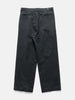 AURALEE Product Dyed Finx Chino One-Tuck Pants Black, Pants