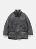 AURALEE Product Dyed Organic Cotton Duck Blouson Faded Black, Coats