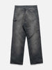 AURALEE Product Dyed Organic Cotton Duck Painter Pants Faded Black, Pants
