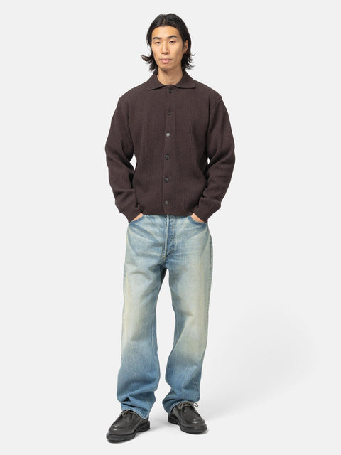 AURALEE Selvedge Faded Heavy Denim Wide Pants Faded Indigo, Jeans