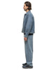 AURALEE Selvedge Faded Light Denim Wide Pants Light Indigo, Bottoms