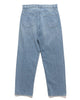 AURALEE Selvedge Faded Light Denim Wide Pants Light Indigo, Bottoms