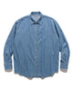 Selvedge Super Light Denim Shirt Washed Indigo - HAVEN