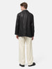 AURALEE Silk Nep Denim 5P Wide Pants Ivory White, Pants