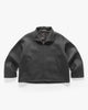 AURALEE Sponge Wool Twill Zip Blouson Top Charcoal, Sweaters