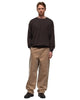 AURALEE Super High Gauge Sweat P/O Dark Brown, Sweaters