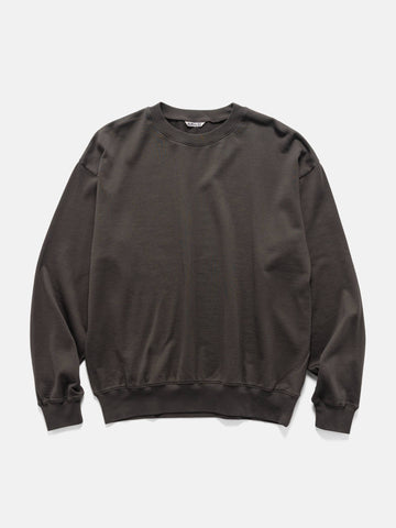 AURALEE Super High Gauge Sweat P/O Dark Brown, Sweatshirts