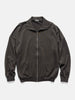 AURALEE Super High Gauge Sweat Zip Blouson Dark Brown, Sweatshirts