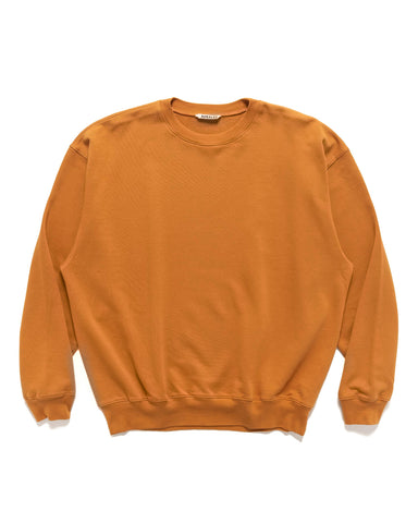 AURALEE Super High Gauze Sweat P/O Light Brown, Sweaters
