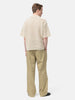 AURALEE Tussah Silk Cotton Mesh Knit Skipper Polo Ivory, Shirts