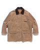 AURALEE Washed Organic Canvas Hunting Blouson Light Brown, Outerwear