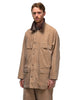 AURALEE Washed Organic Canvas Hunting Blouson Light Brown, Outerwear