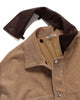 AURALEE Washed Organic Canvas Hunting Blouson Light Brown, Outerwear