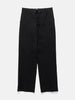 AURALEE Wool Cotton Linen Ox Drawstring Pants Black, Pants