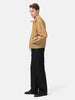 AURALEE Wool Cotton Linen Ox Drawstring Pants Black, Pants
