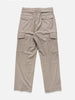 AURALEE Wool Fulling Flannel Cargo Slacks Top Brown, Pants